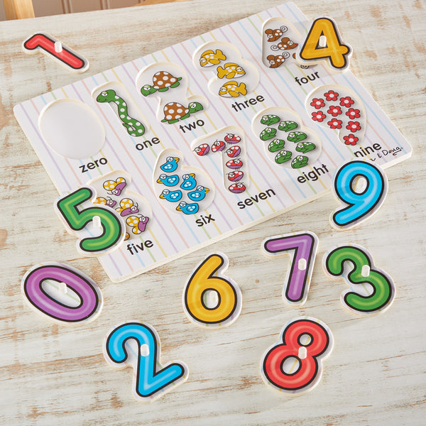 Melissa and best sale doug number puzzle