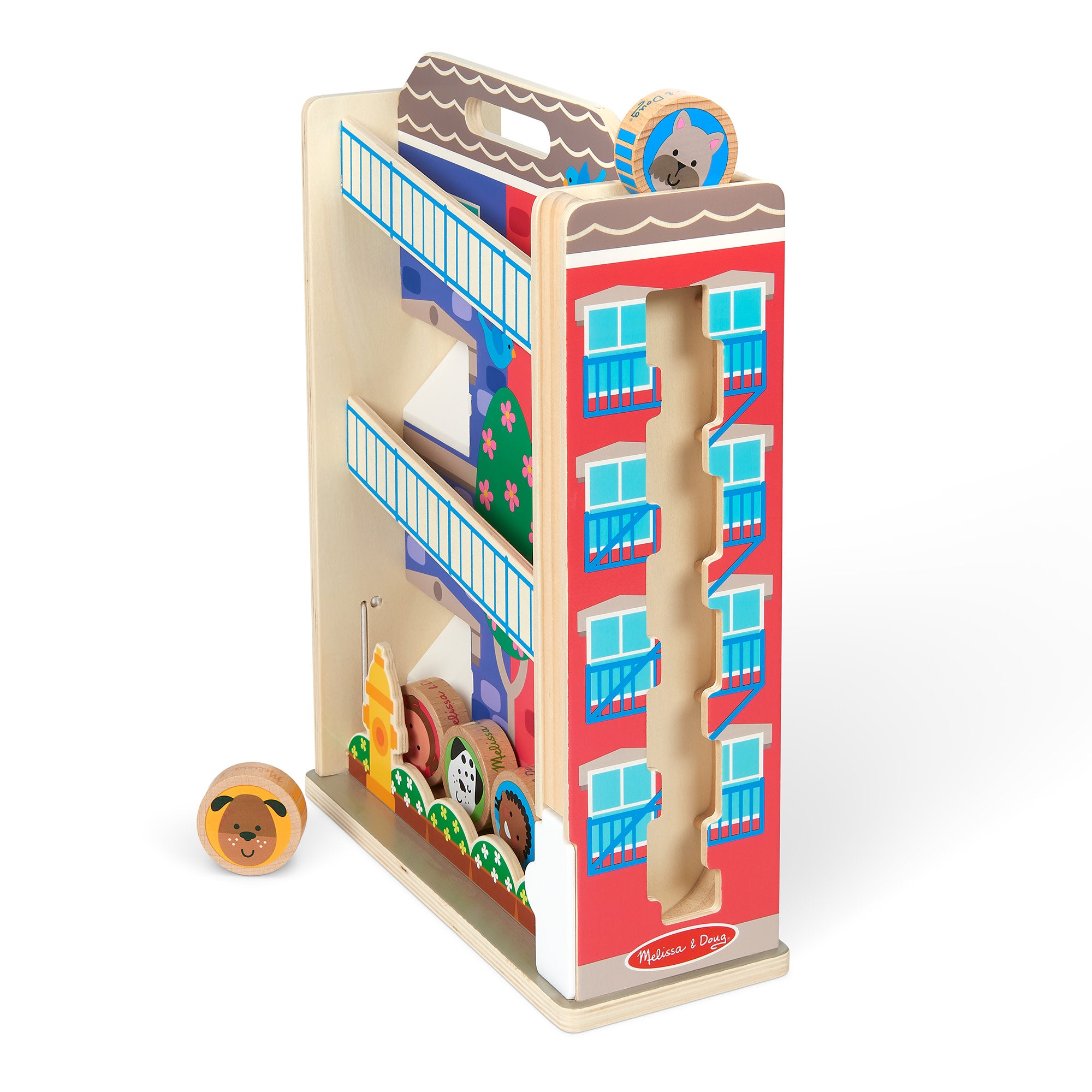 Melissa and doug wooden hot sale town