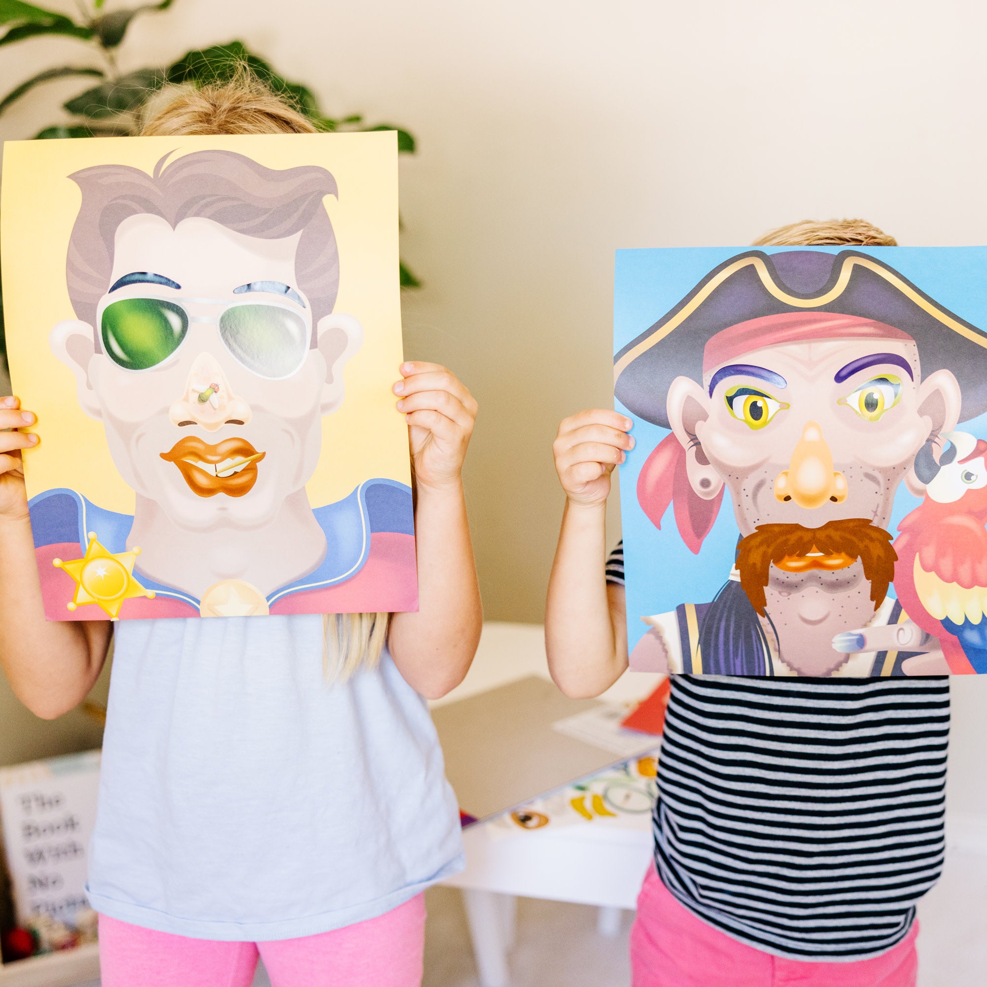 Make-a-Face Sticker Pad - Crazy Characters | Melissa & Doug