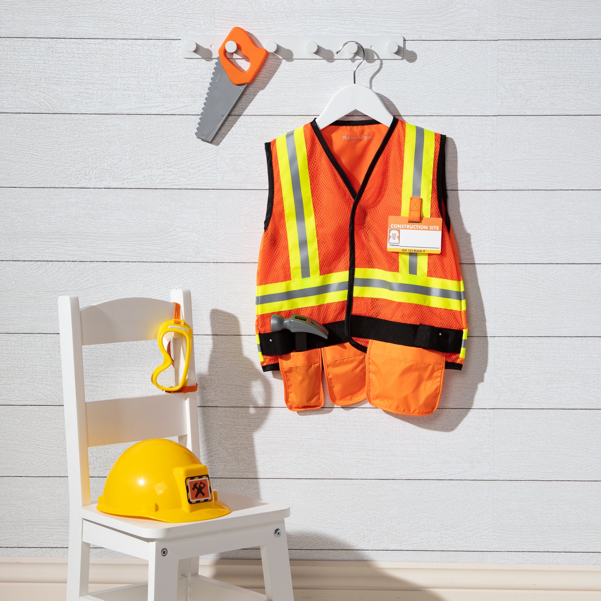 Construction Worker Costume Construction Worker Role Play Set