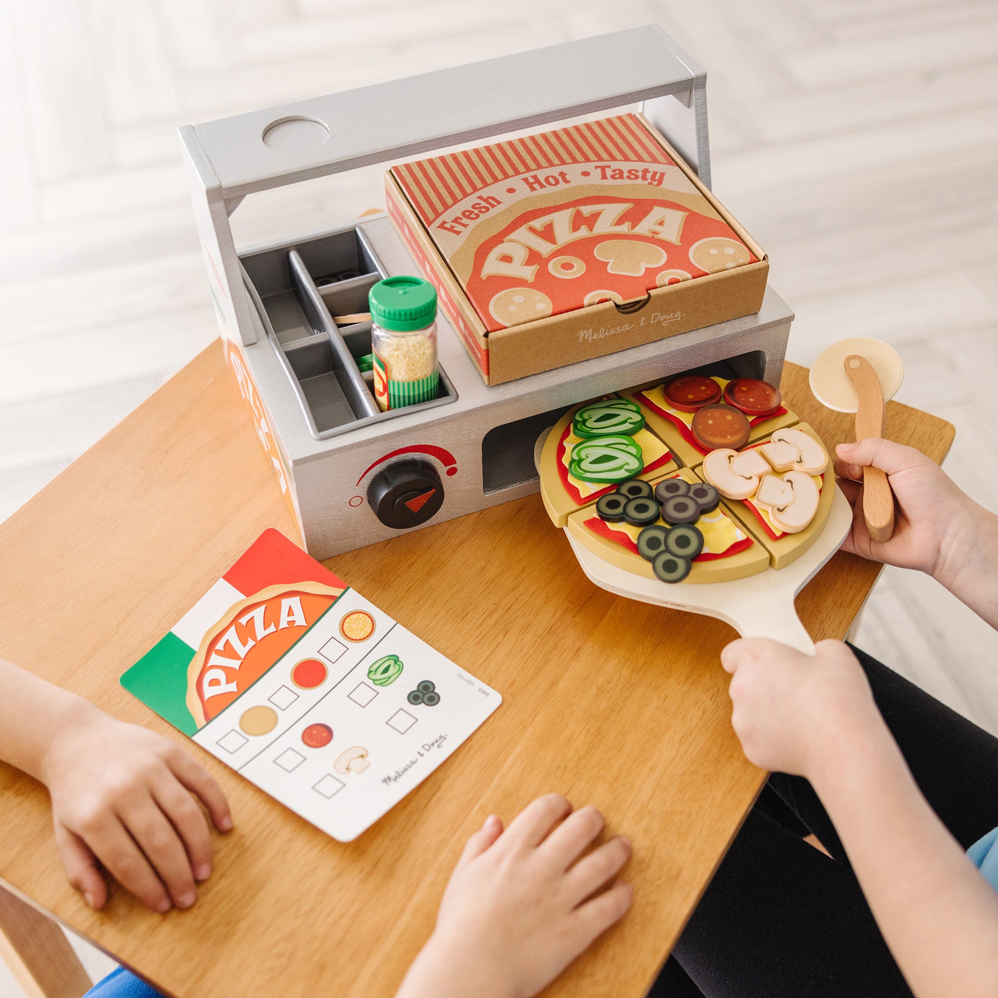 Melissa and doug pizza 2024 game