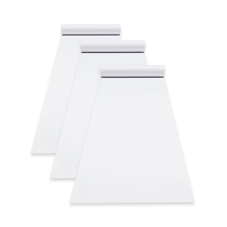 Little Artists 18 Easel Paper, 3-pack - White Paper Rolls for Kids
