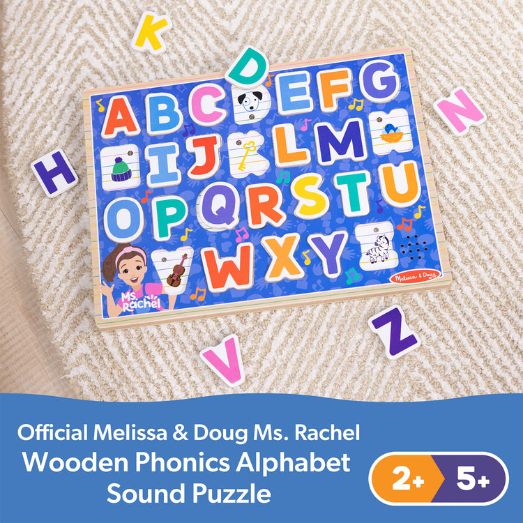 Ms. Rachel™  Wooden Phonics Alphabet Sound Puzzle - 24 Pieces