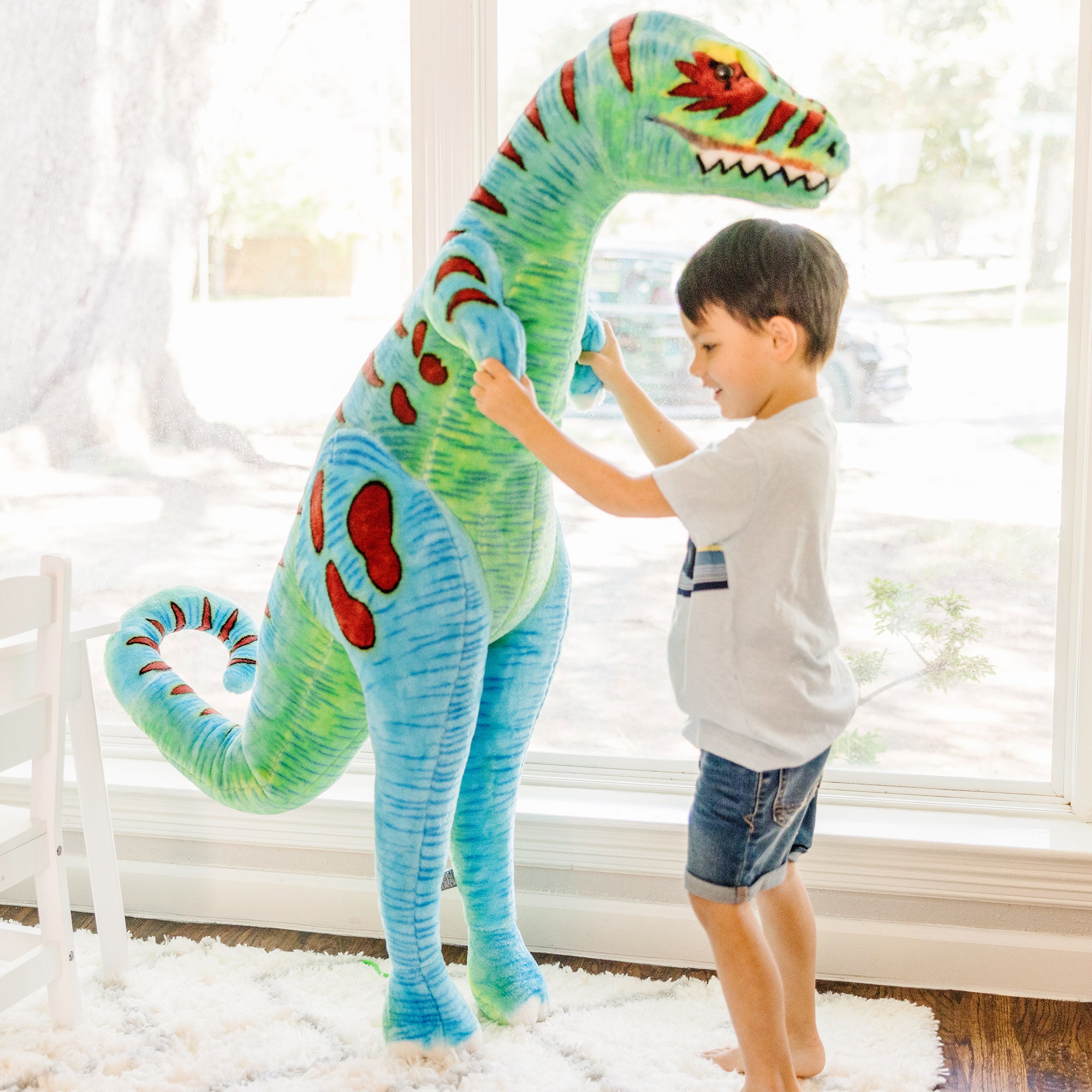 Dinosaur stuffed animal large online