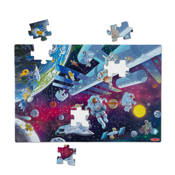 Outer Space Glow-in-the-Dark Floor Puzzle