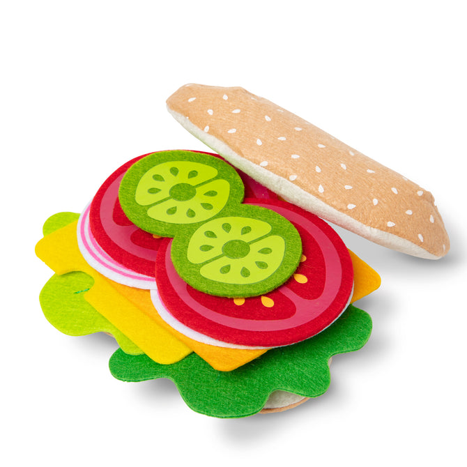 Felt Food Sandwich Play Set