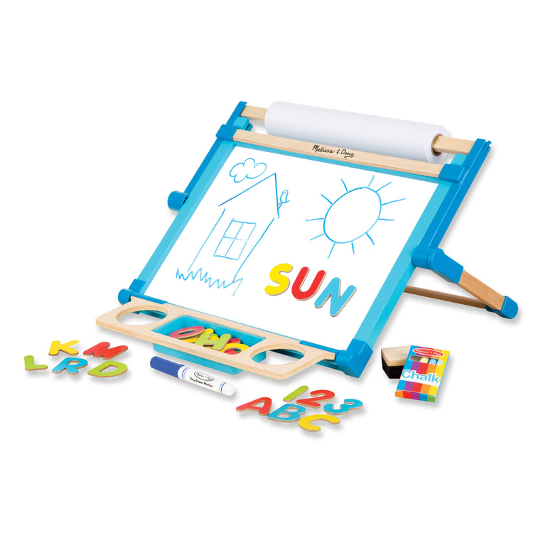 Wooden Easel for Kids 3 in 1 Kids Easel with Paper Roll Adjustable Height  Art Easel, Double Sided Chalkboard & Whiteboard for Kids Toddlers Birthday