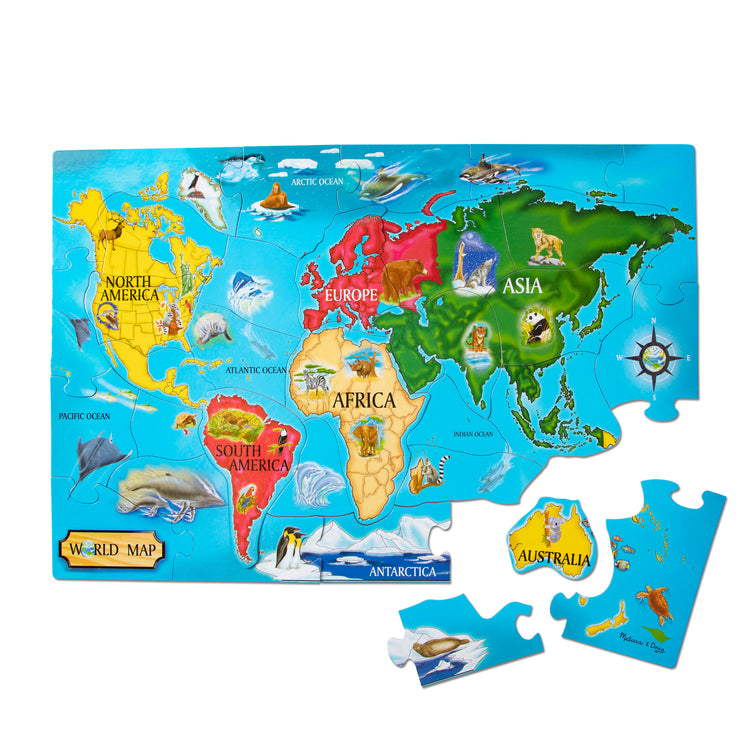 Free Printable Map Puzzles  Map puzzle, World map puzzle, Map activities