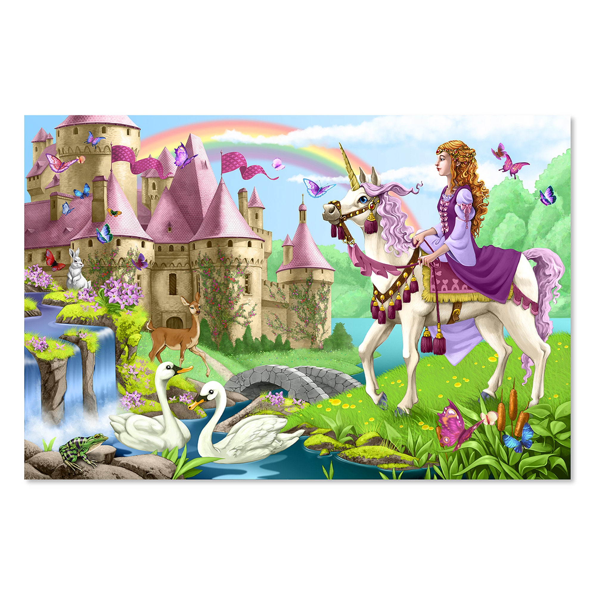 Melissa and doug fairy cheap tale castle floor puzzle