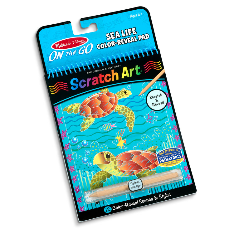 Under The Sea super scratch art pads flip through 