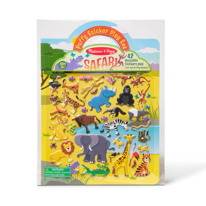 Puffy Sticker Play Set - Safari