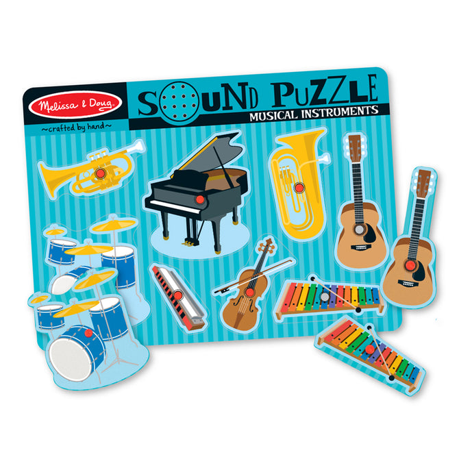 Musical Instruments Sound Puzzle - 8 Pieces