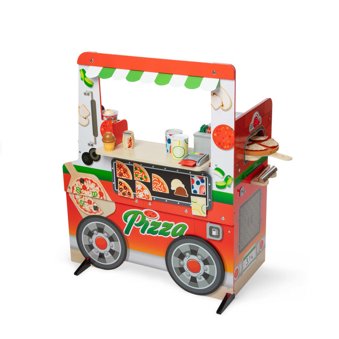 Wooden Pizza Food Truck Activity Center