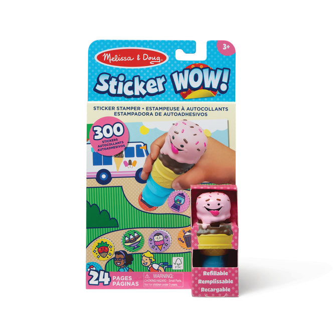 Sticker WOW!? Activity Pad & Sticker Stamper - Ice Cream