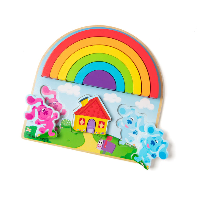 Blue's Clues & You! Wooden Rainbow Stacking Puzzle - 9 Pieces