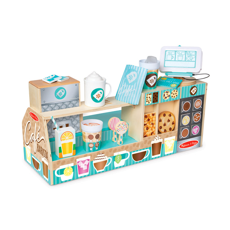  The Melissa & Doug Wooden Café Barista Coffee Shop (35 Pieces)