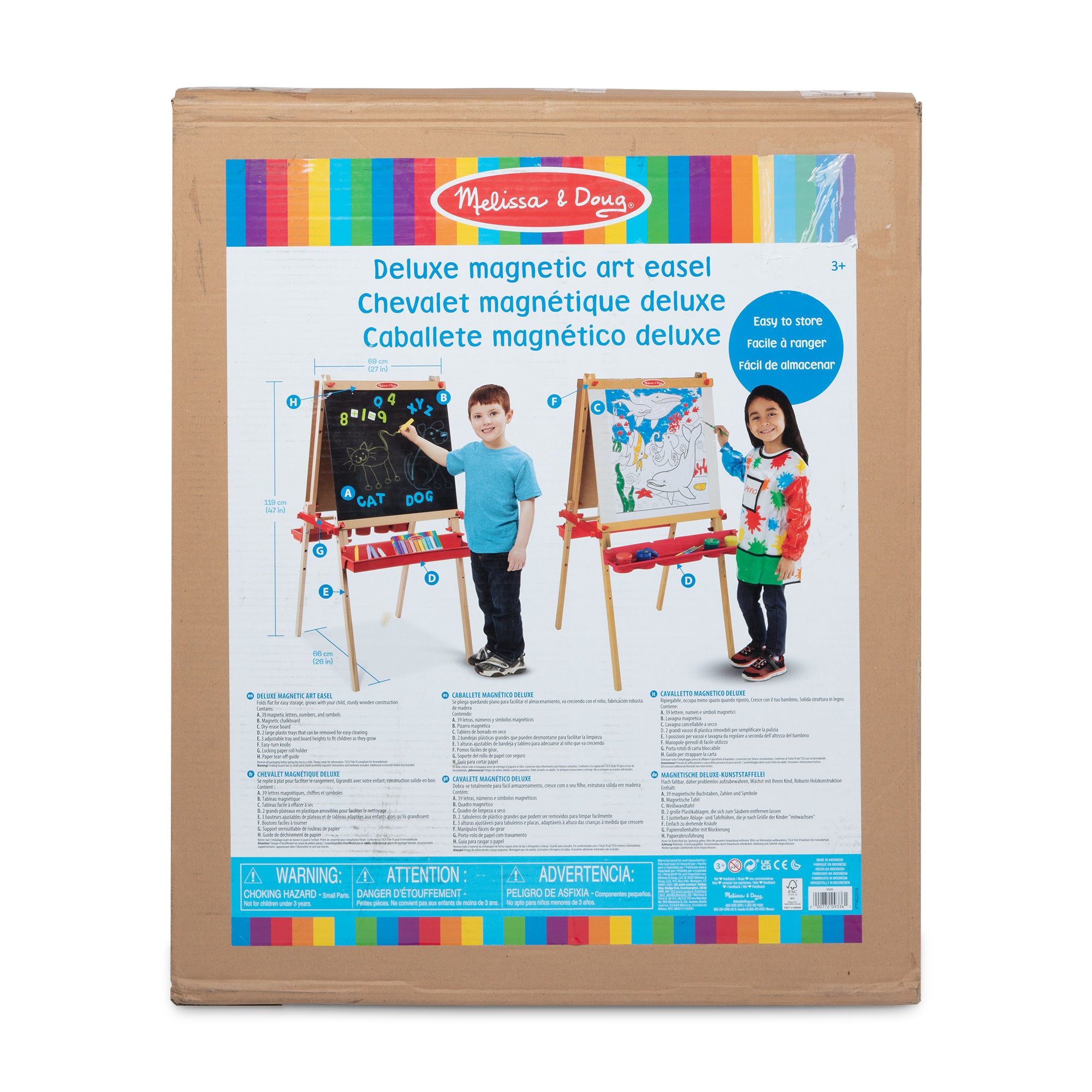 Melissa and doug magnetic easel on sale