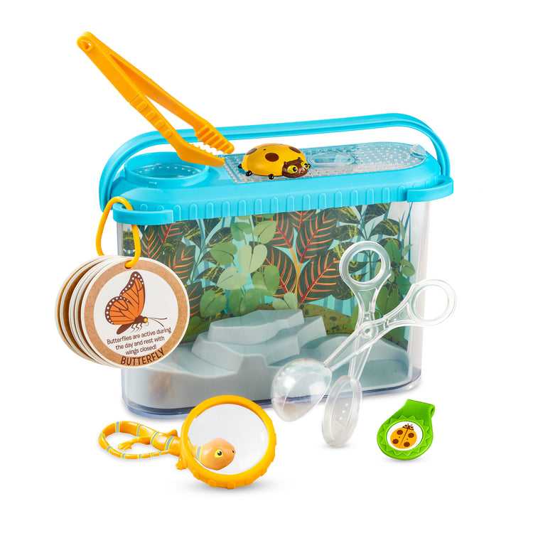  The Melissa & Doug Let’s Explore Terrarium Observations Play Set (16 Pieces)