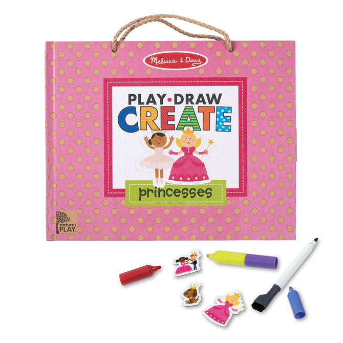 Natural Play: Play, Draw, Create Reusable Drawing & Magnet Kit