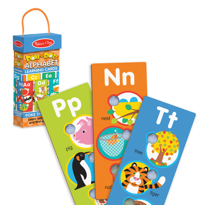 Poke-A-Dot Jumbo Alphabet Learning Cards