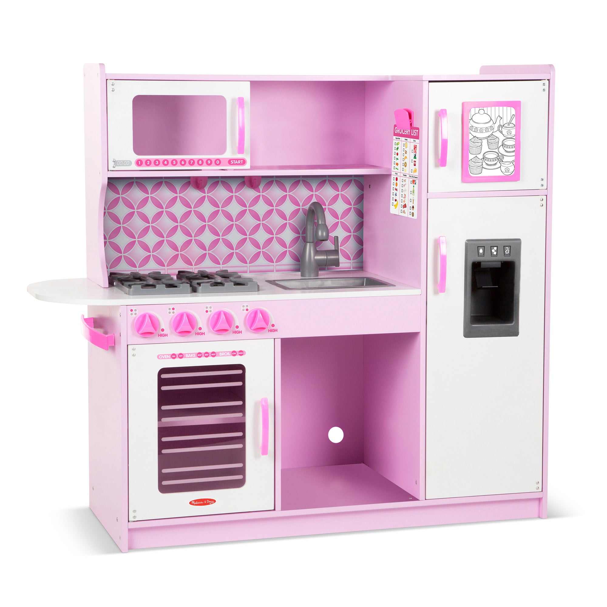 Modern Play Kitchen Toy Chef Kitchen