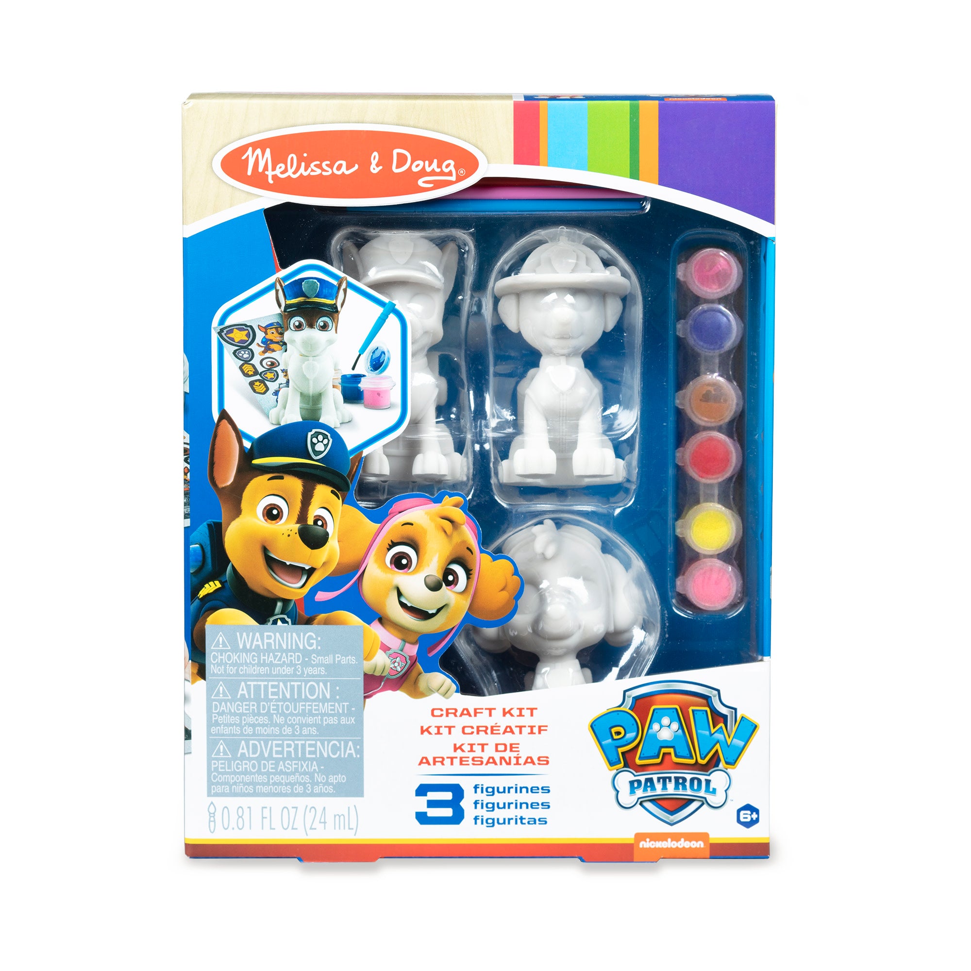 PAW Patrol Craft Kit Pup Figurines Melissa Doug