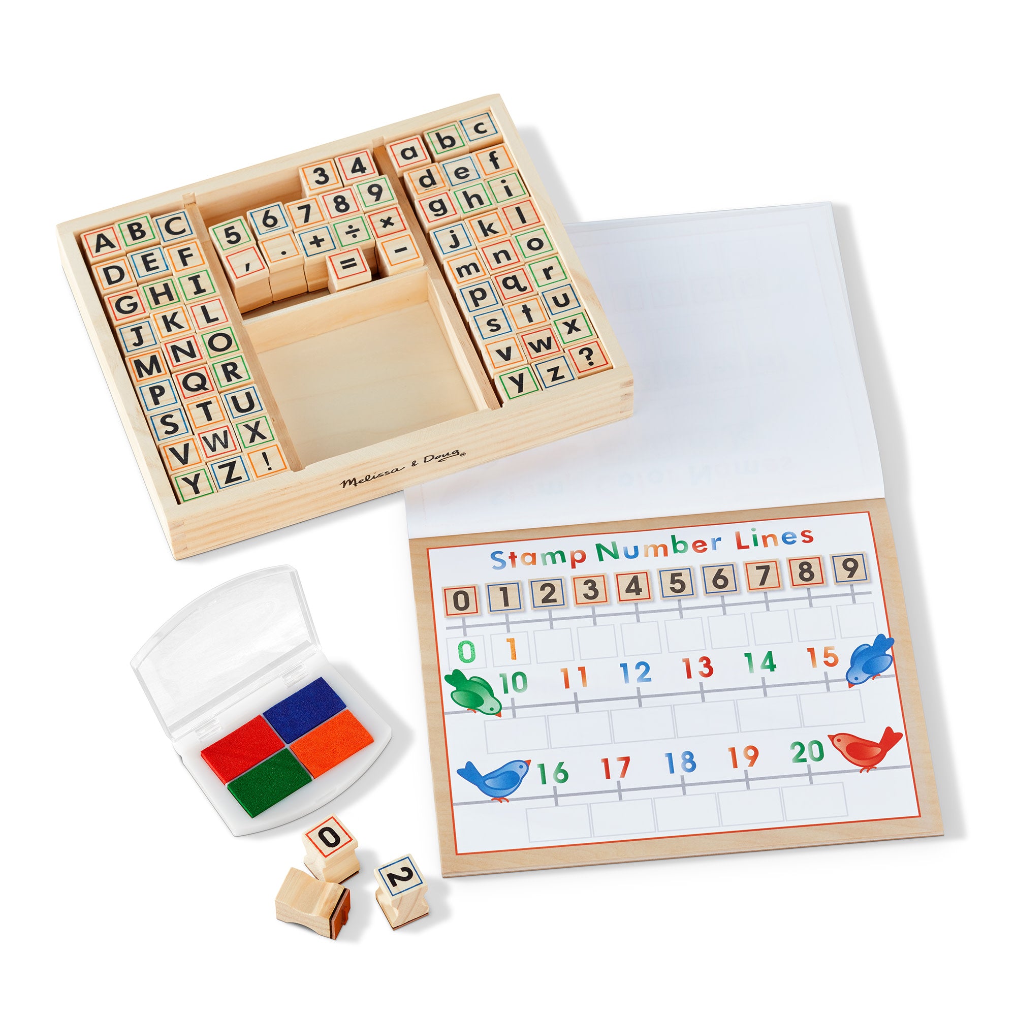 Melissa and doug alphabet stamps on sale