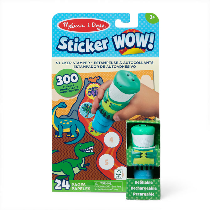 Sticker WOW!? Activity Pad & Sticker Stamper - Dinosaur