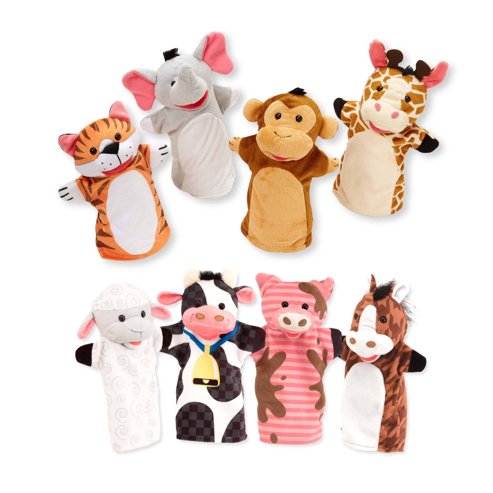 Farm animal hand puppets online