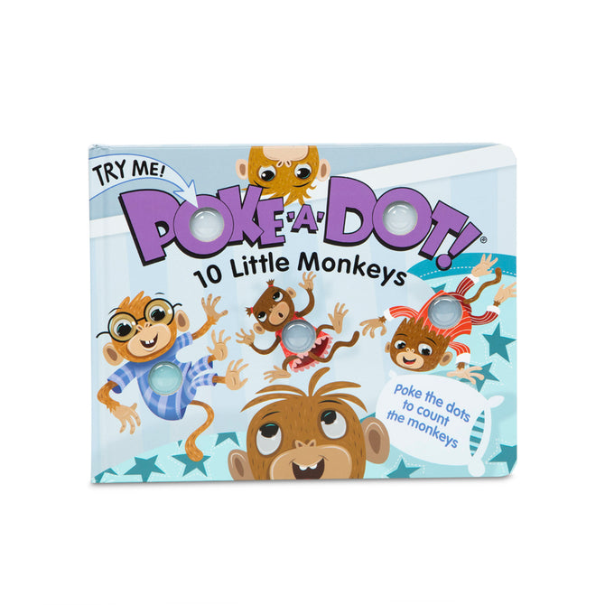 Poke-a-Dot: 10 Little Monkeys Board Book