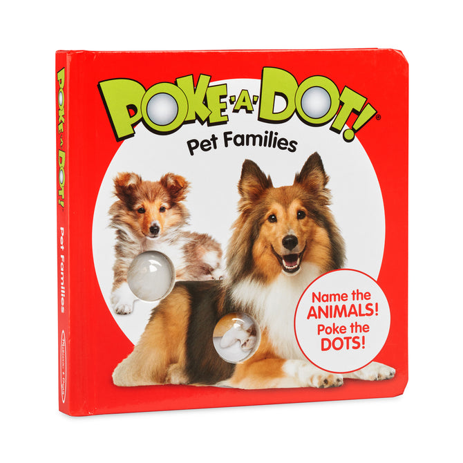 Poke-a-Dot: Pet Families Board Book