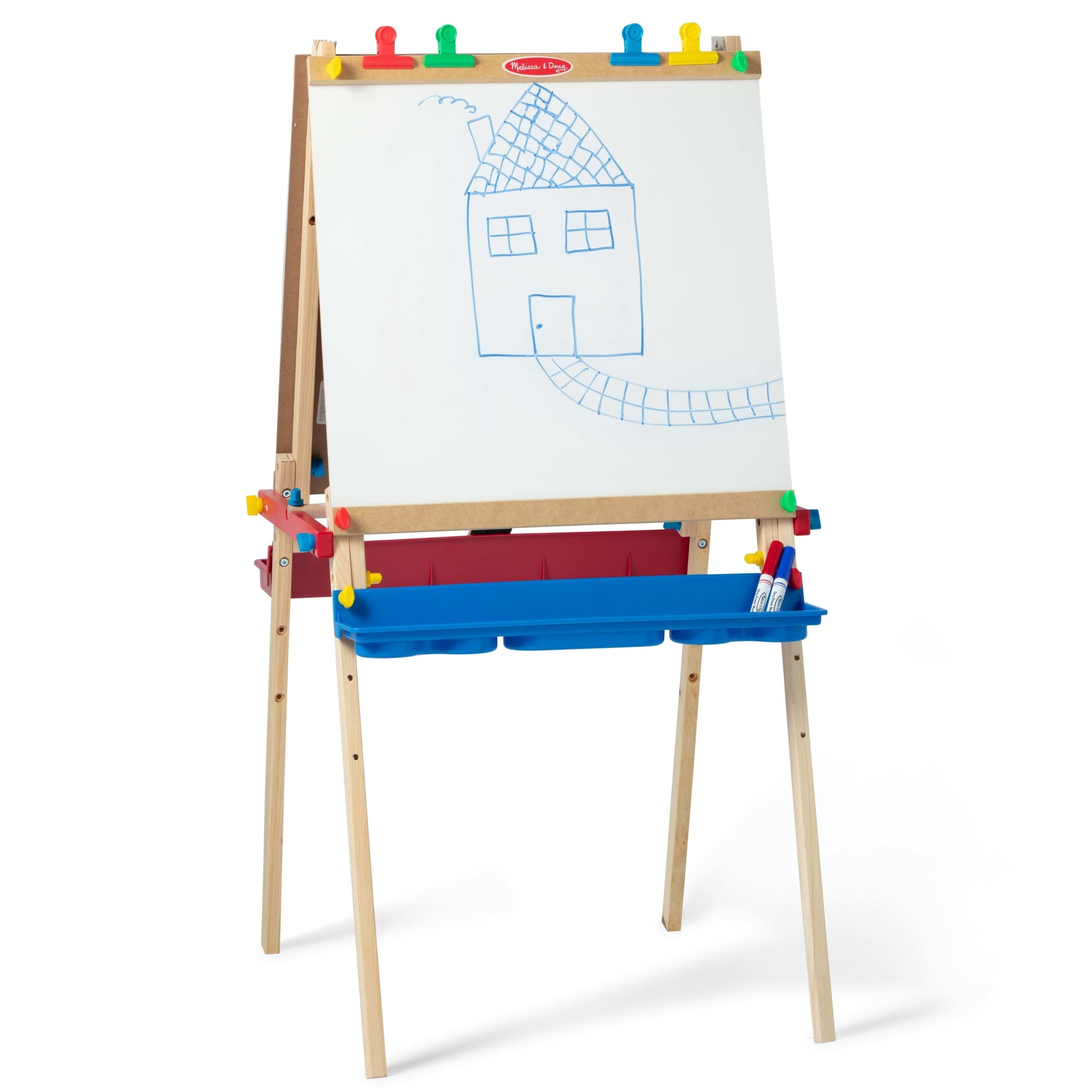 Deluxe Wooden Standing Art Easel Melissa Doug