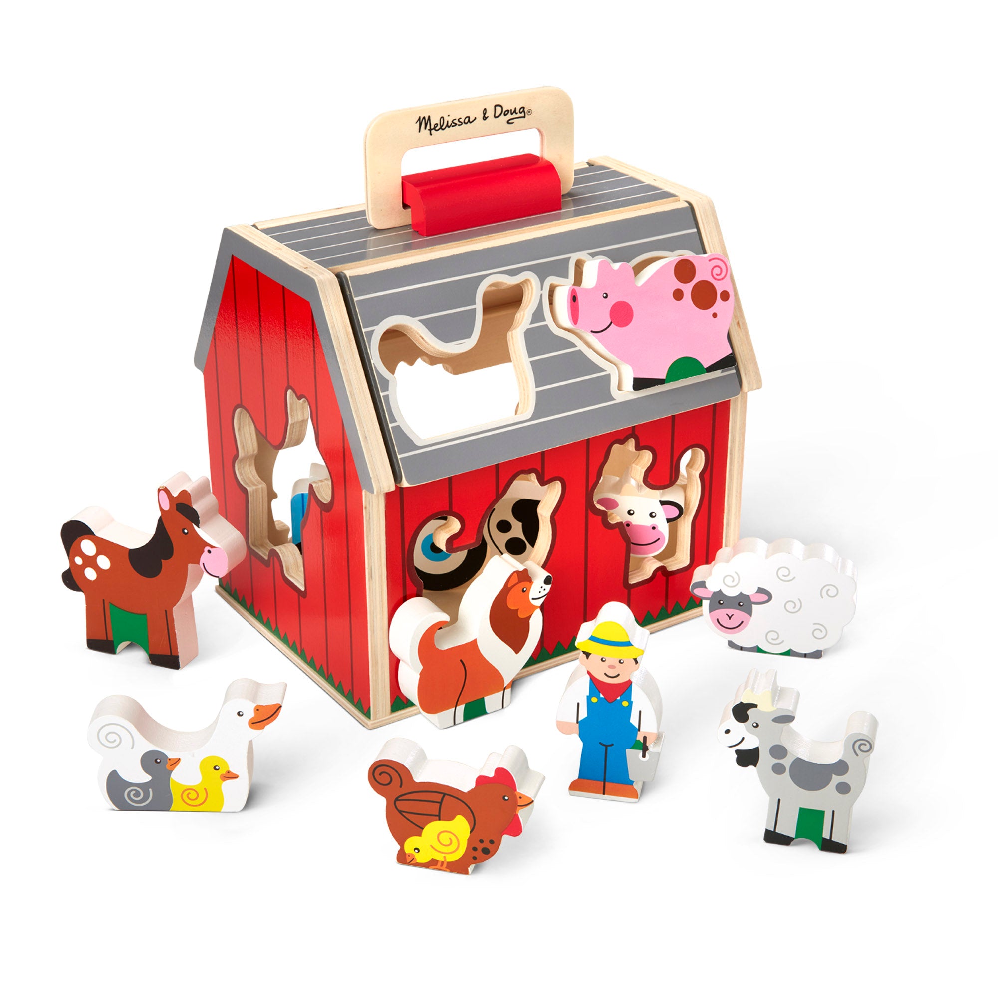 Melissa and doug take along sorting barn on sale