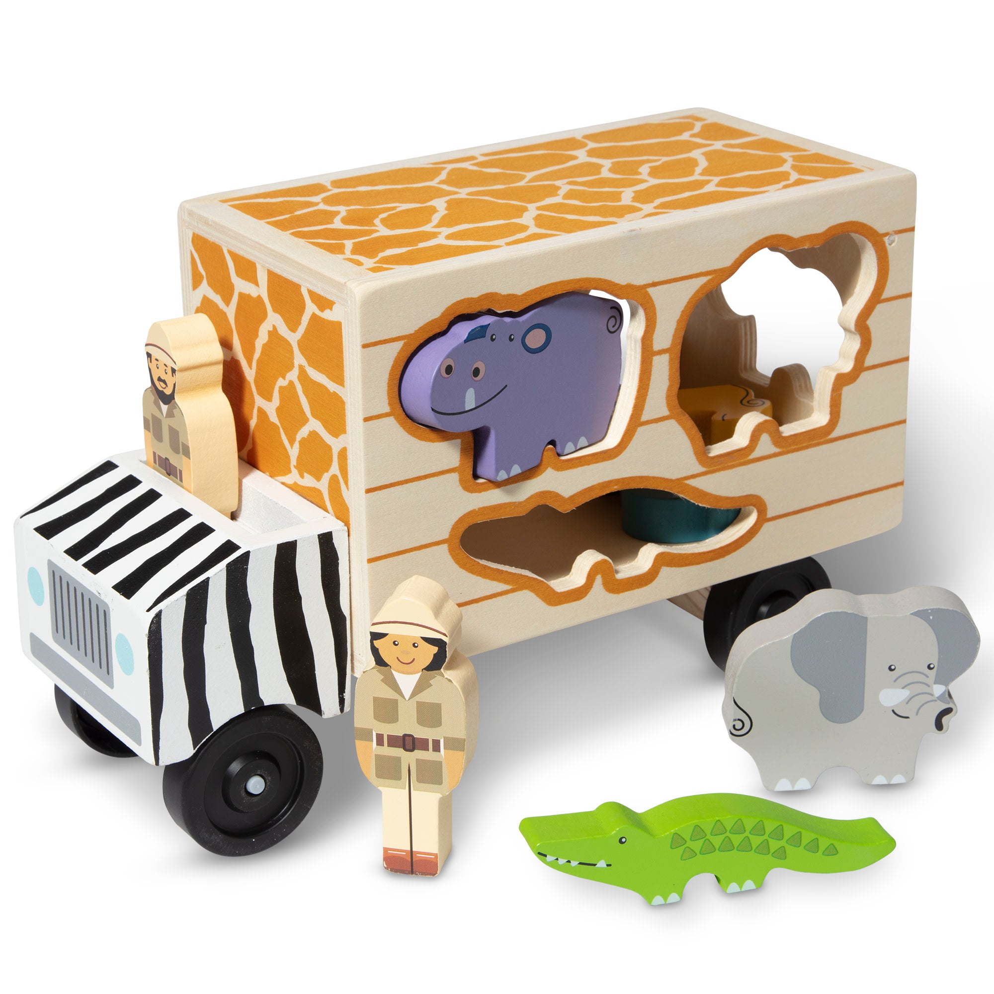 Melissa and doug wooden animals on sale