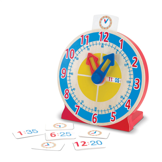 Turn & Tell Wooden Clock