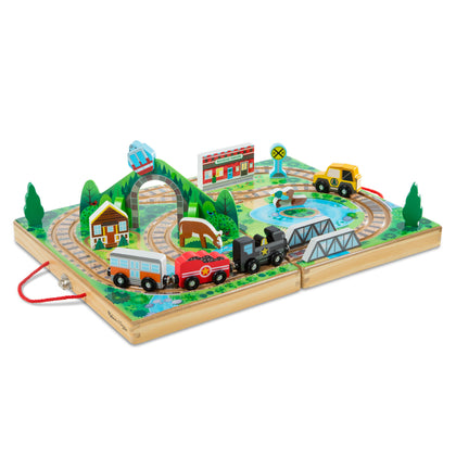 Take-along Railroad- Melissa And Doug