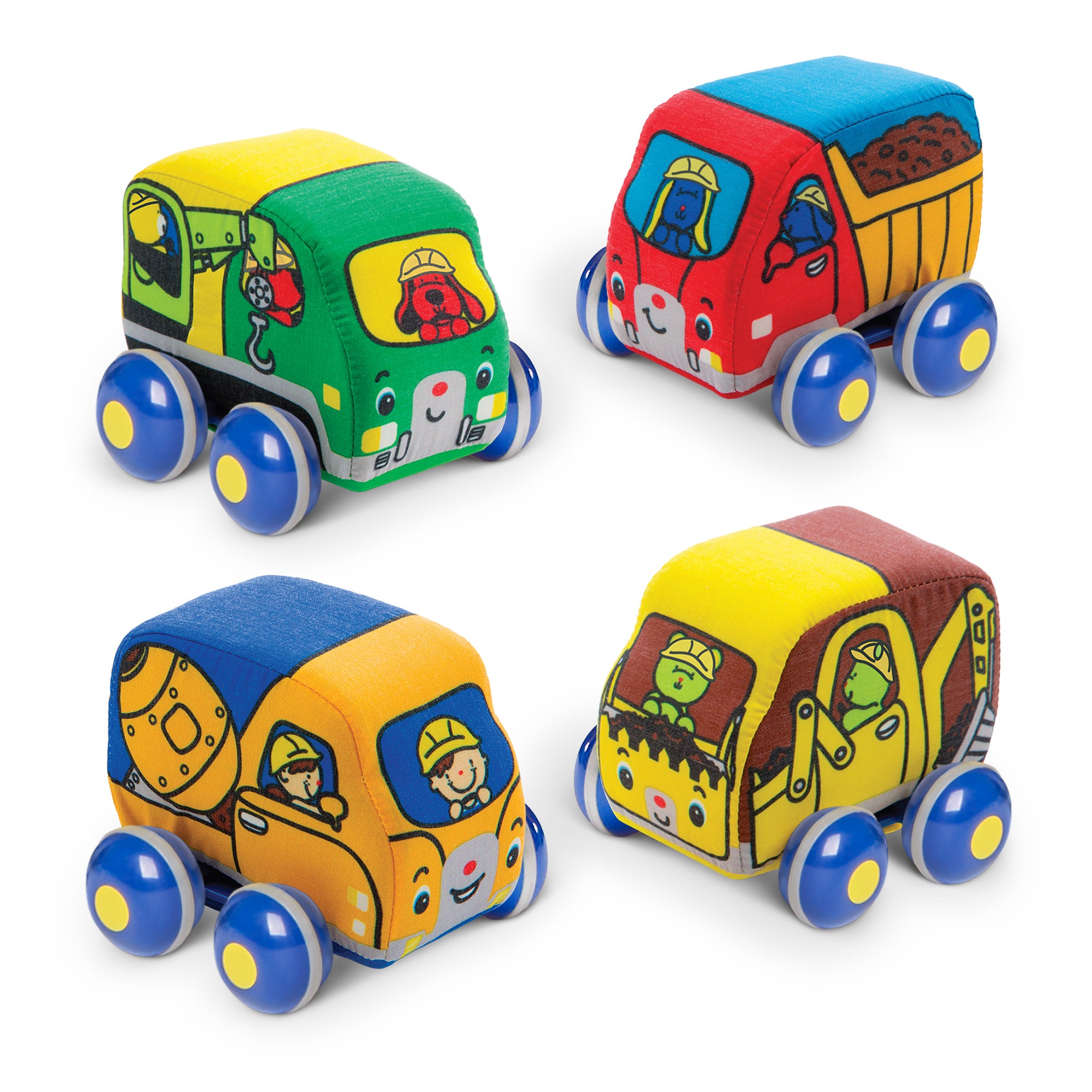 Melissa and doug pull back construction vehicles on sale