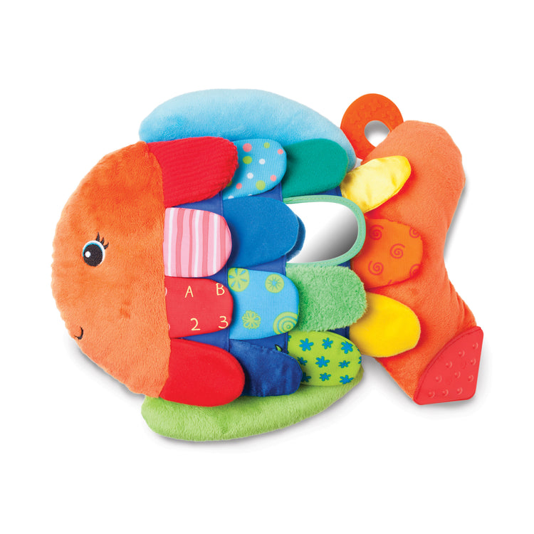 An assembled or decorated image of The Melissa & Doug Flip Fish Soft Baby Toy