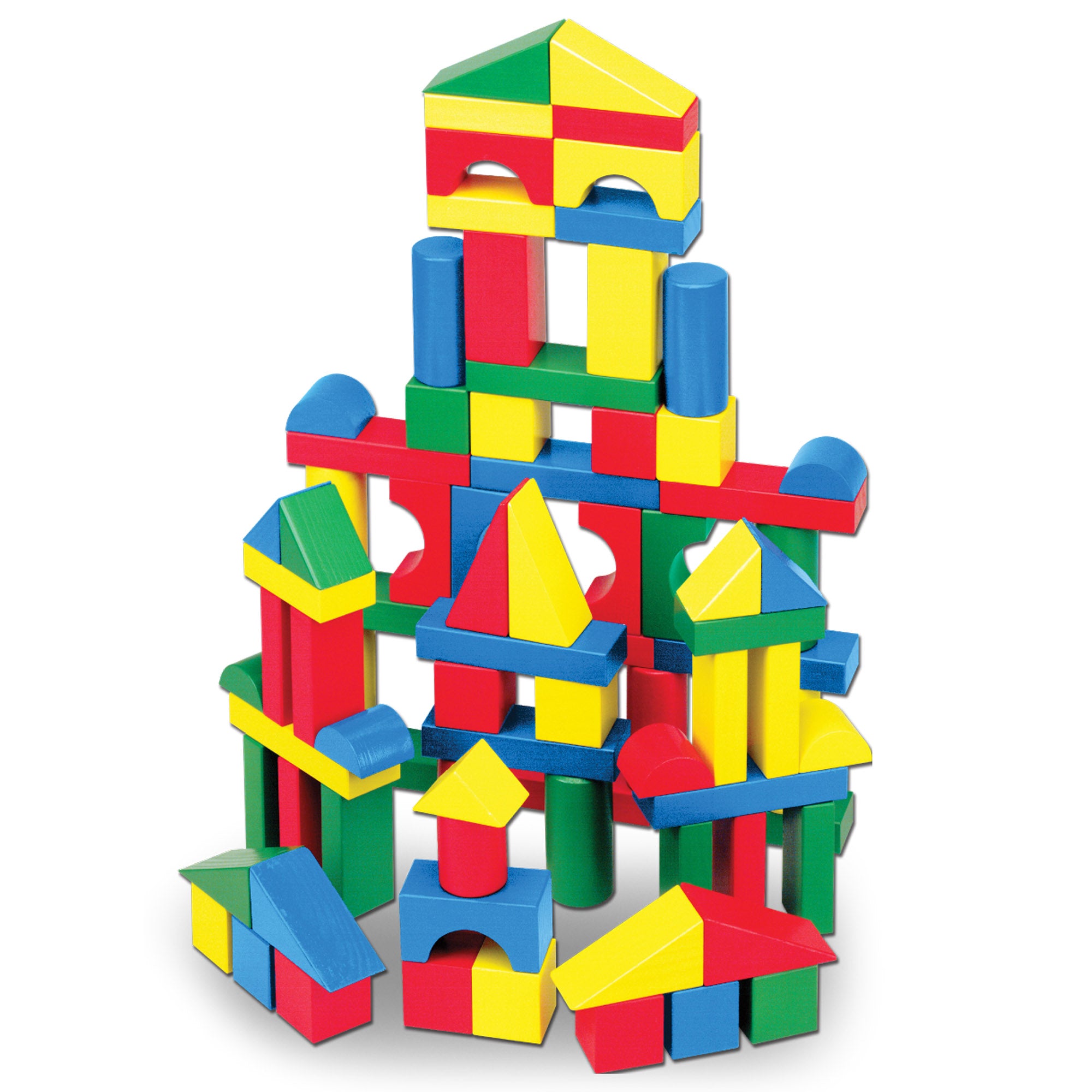 100 Piece Wood Blocks Set