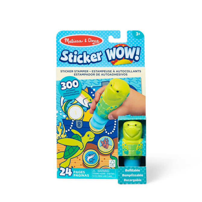 Sticker WOW!? Activity Pad & Sticker Stamper - Sea Turtle