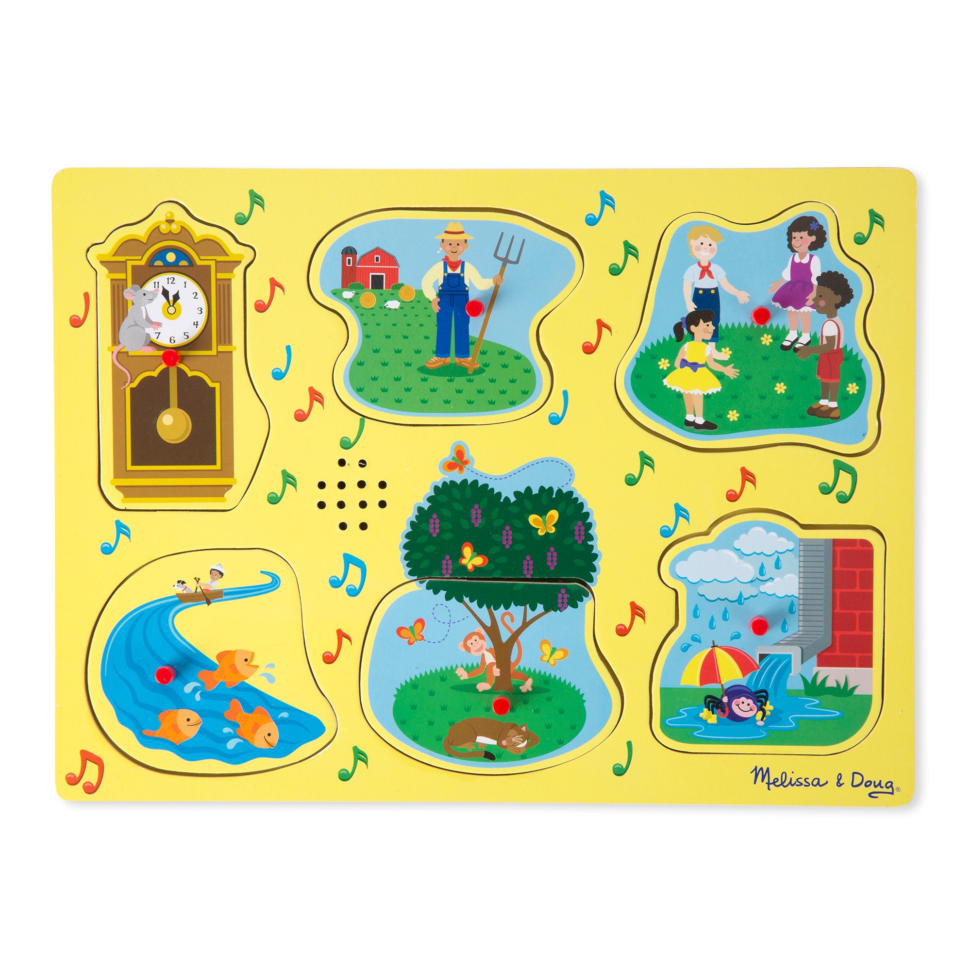 Melissa and Doug farm animal and nursery rhymes sound store puzzles