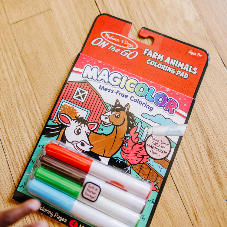 On the Go - Farm Animals Coloring Pad