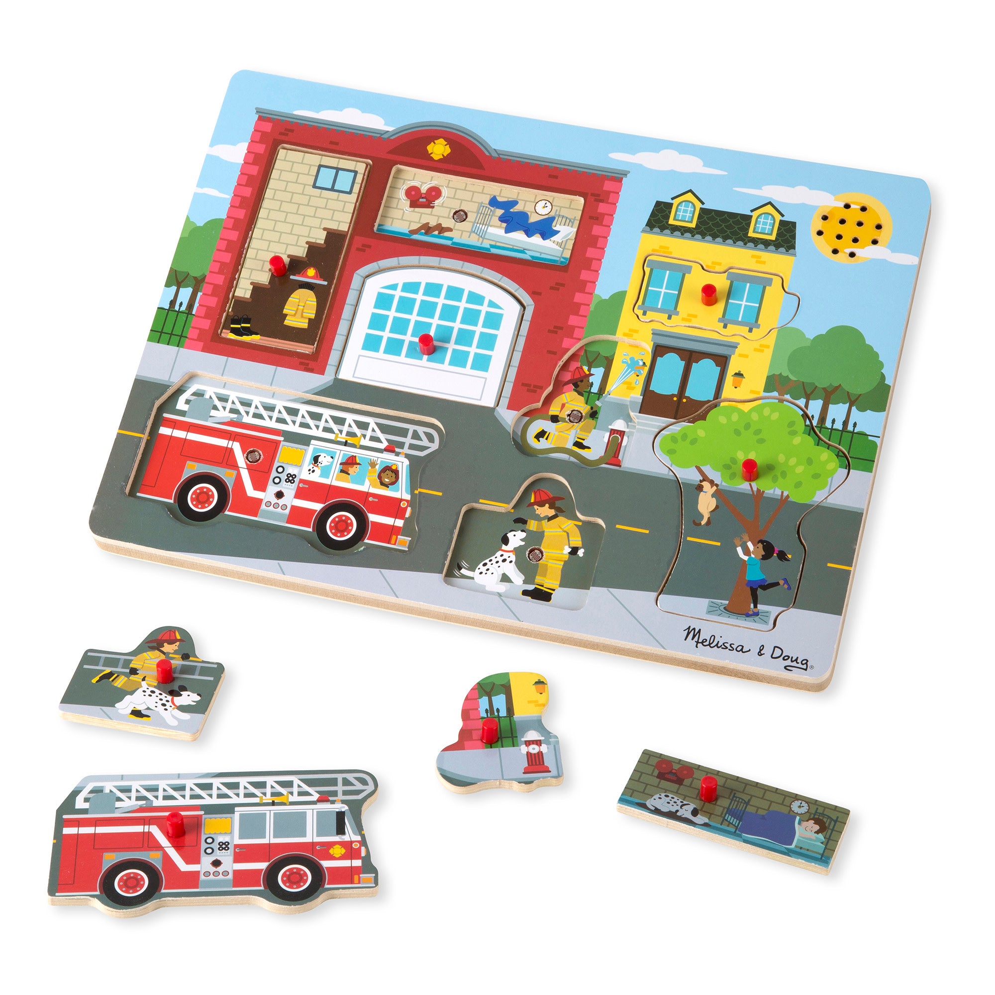 Melissa and doug wooden fire sale station