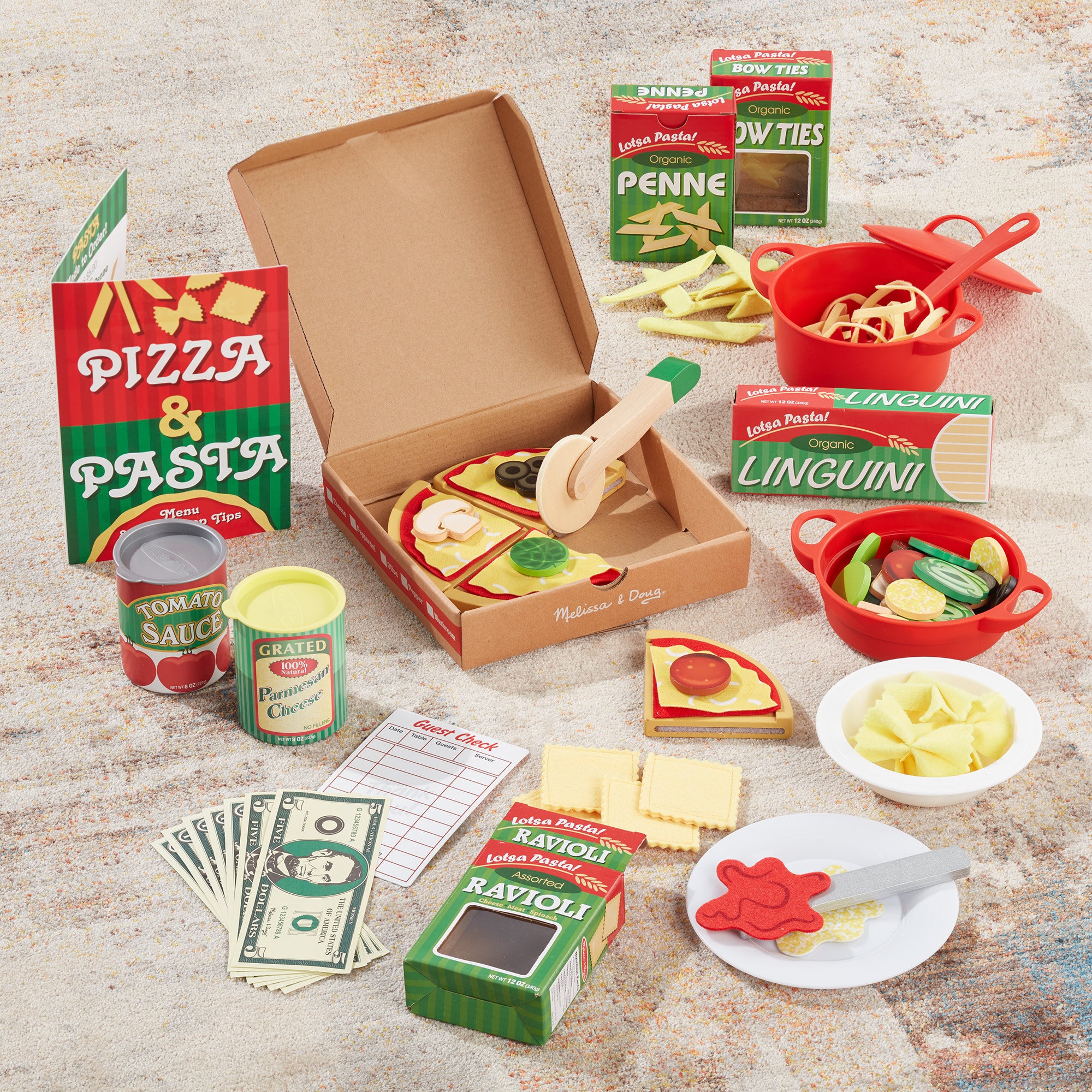 Deluxe Pizza Pasta Play Set Melissa and Doug