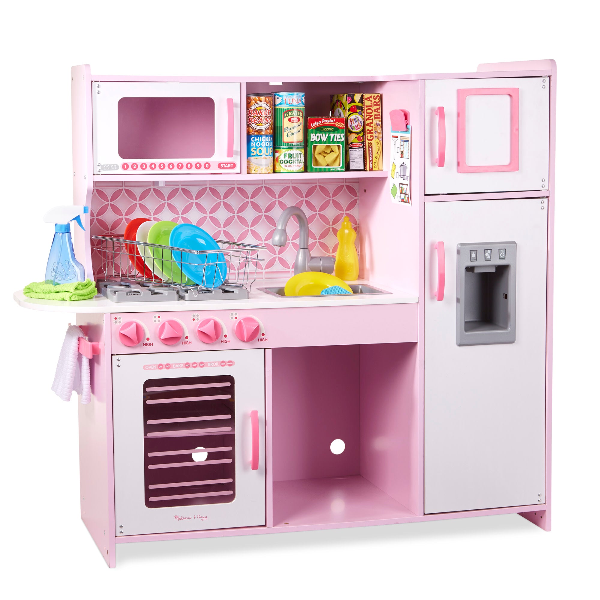 Modern Play Kitchen Toy Chef Kitchen