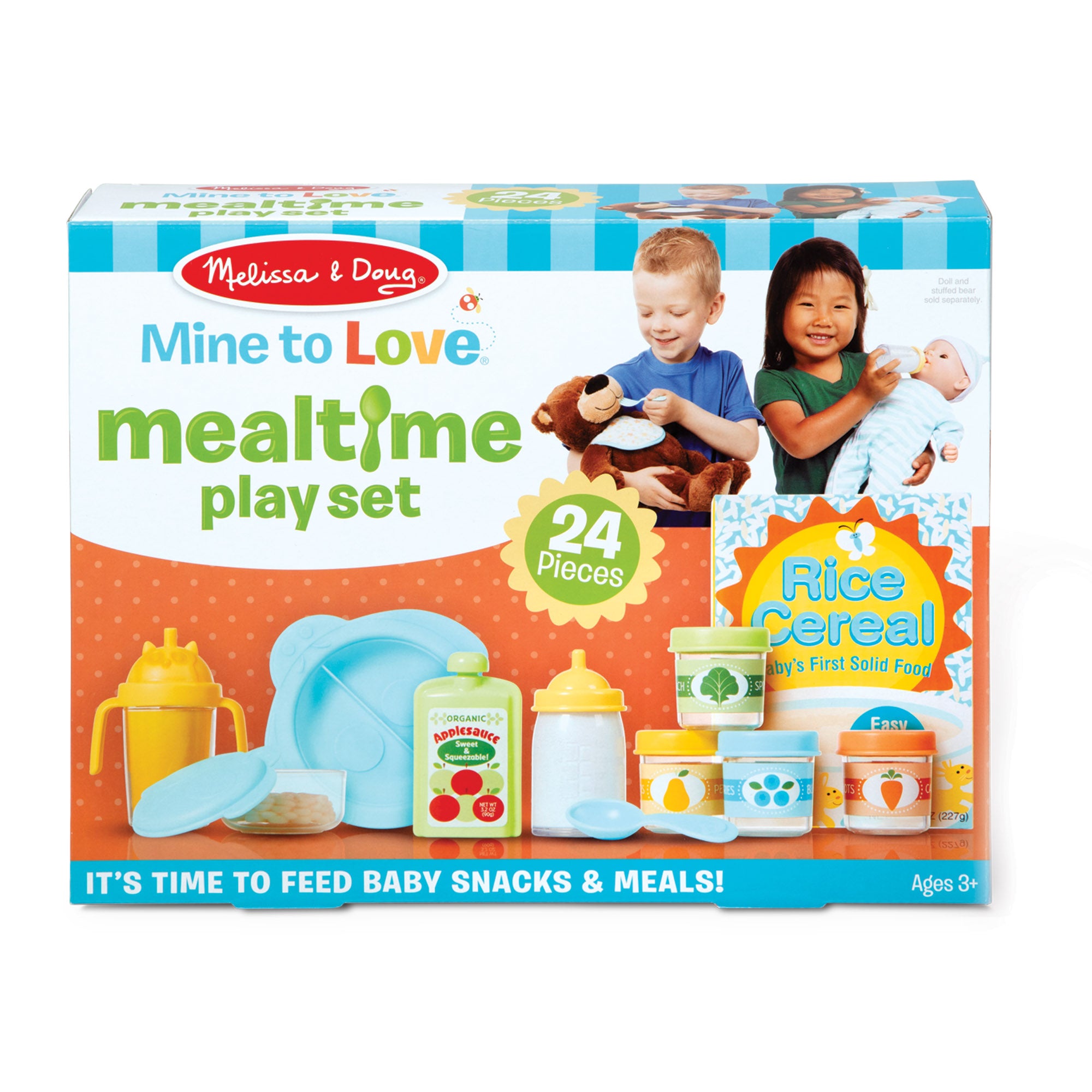 Melissa and doug doll feeding set on sale