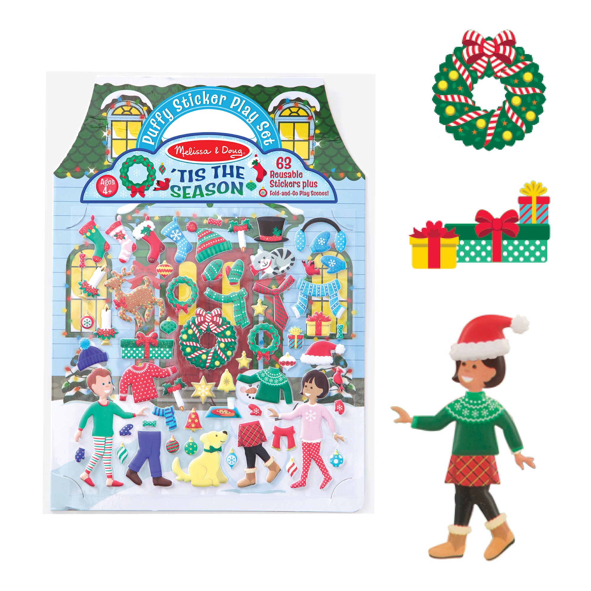 Puffy Stickers Bundle - Santa's Workshop & 'Tis the Season