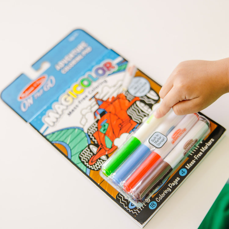 Magic-Pattern - Adventure Coloring Pad - On the Go Travel Activity- Melissa  and Doug