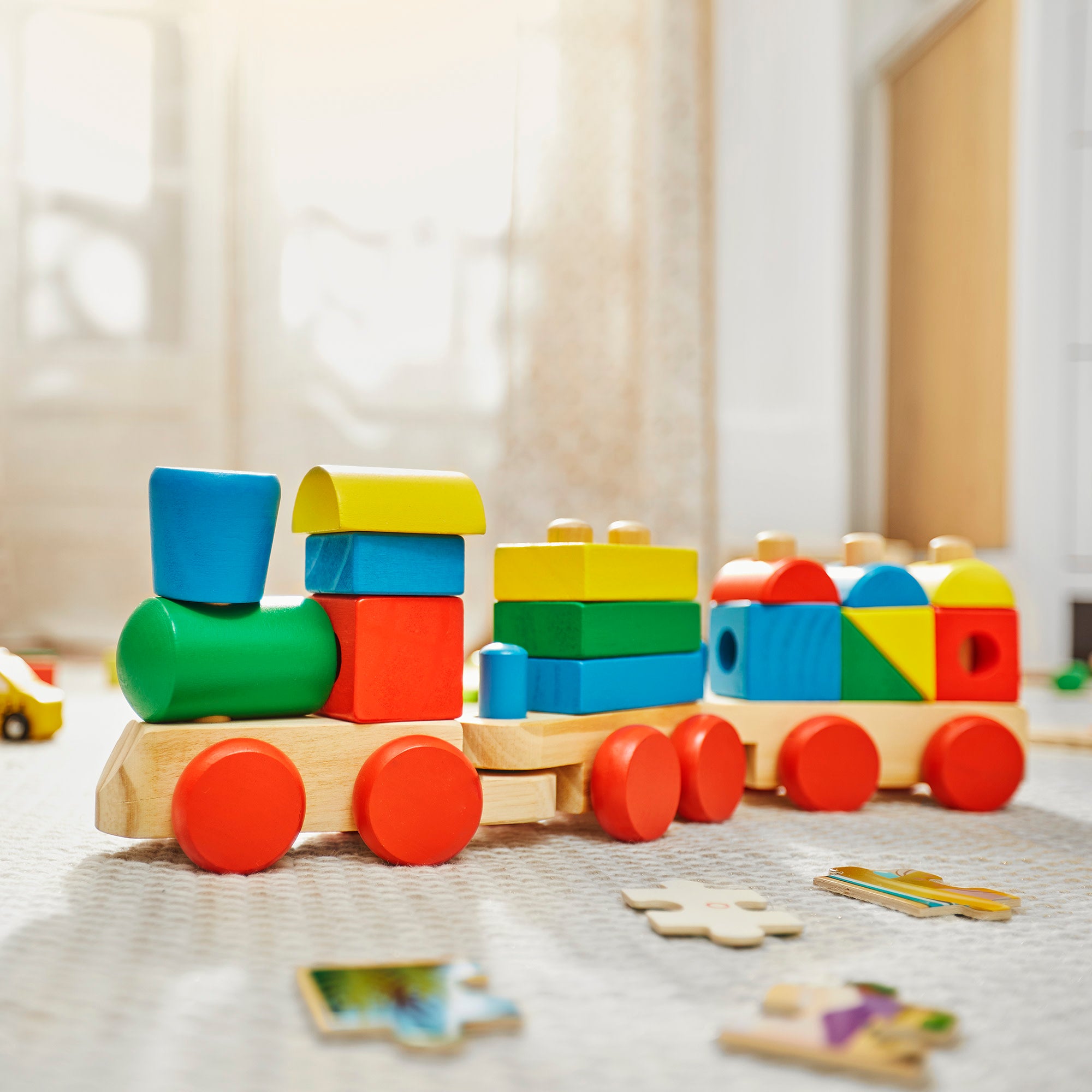 Stacking Train Toddler Toy Melissa Doug