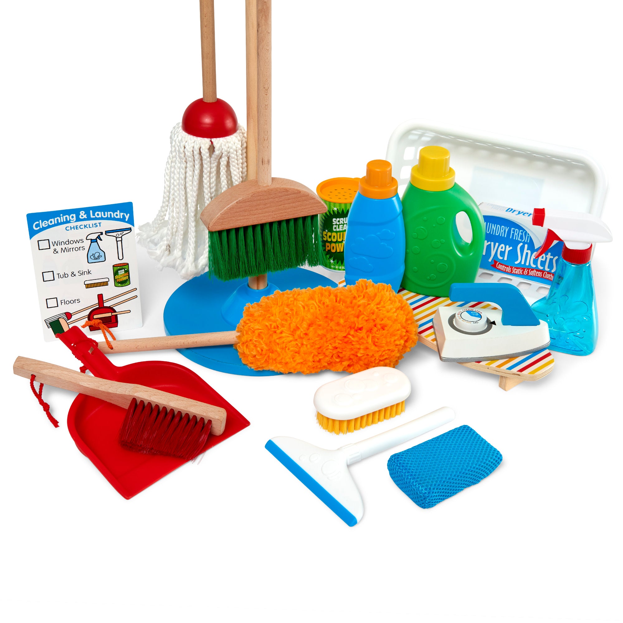 Deluxe Cleaning Laundry Play Set Melissa and Doug